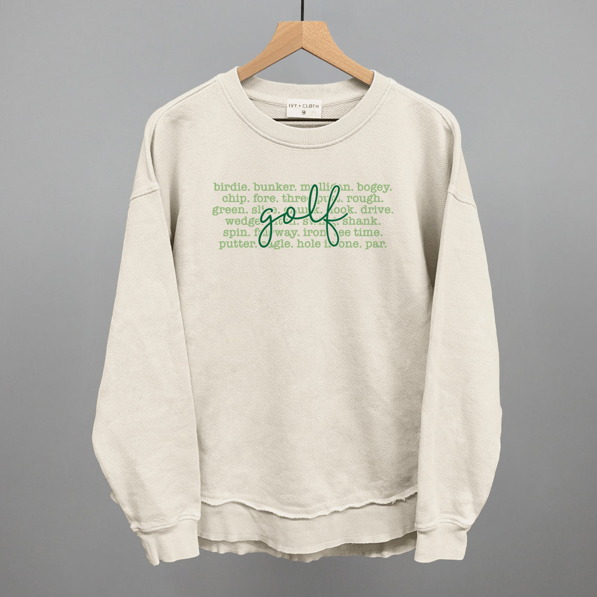 Golf Terms Script Graphic Apparel - product detail 5