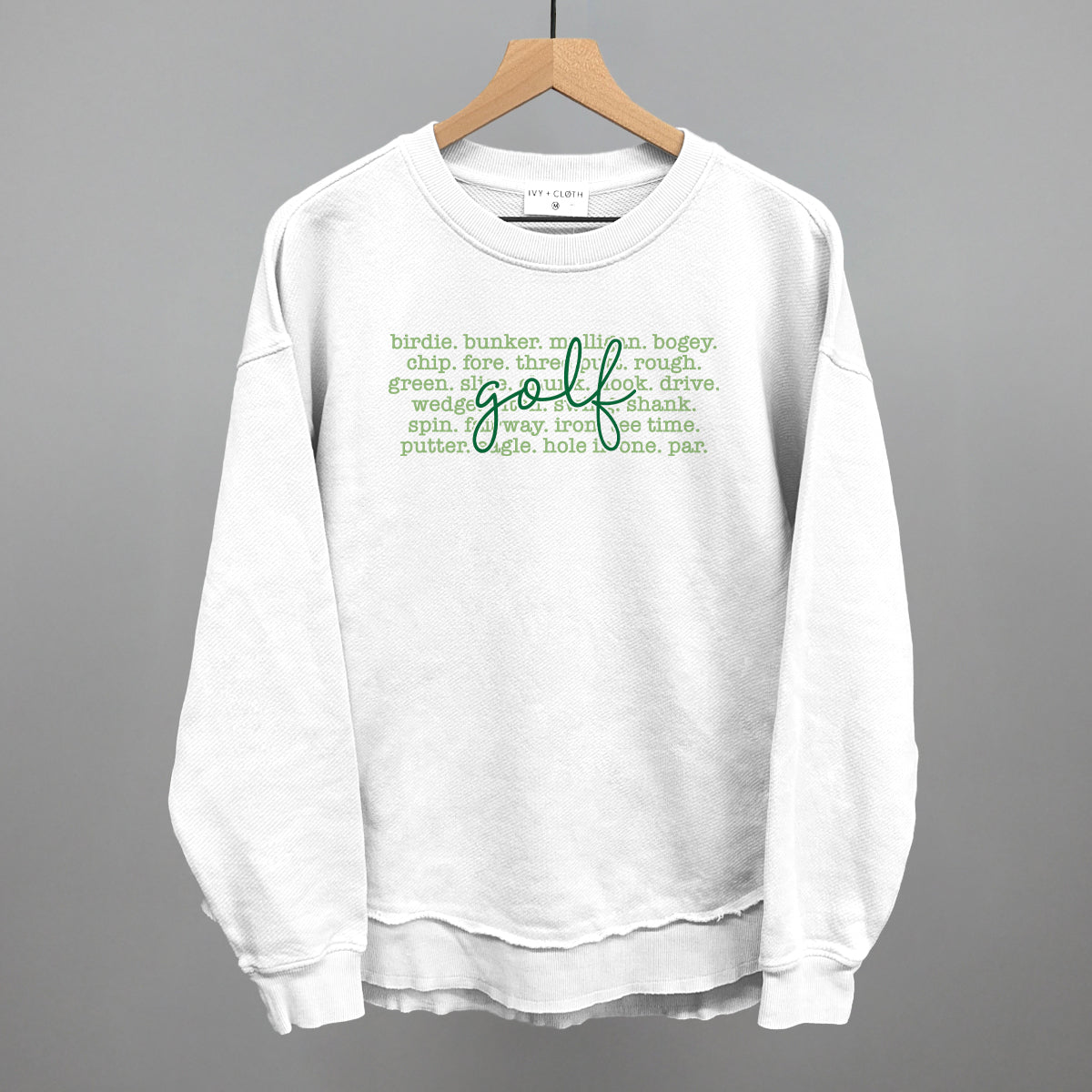 Golf Terms Script Graphic Apparel - product detail 6
