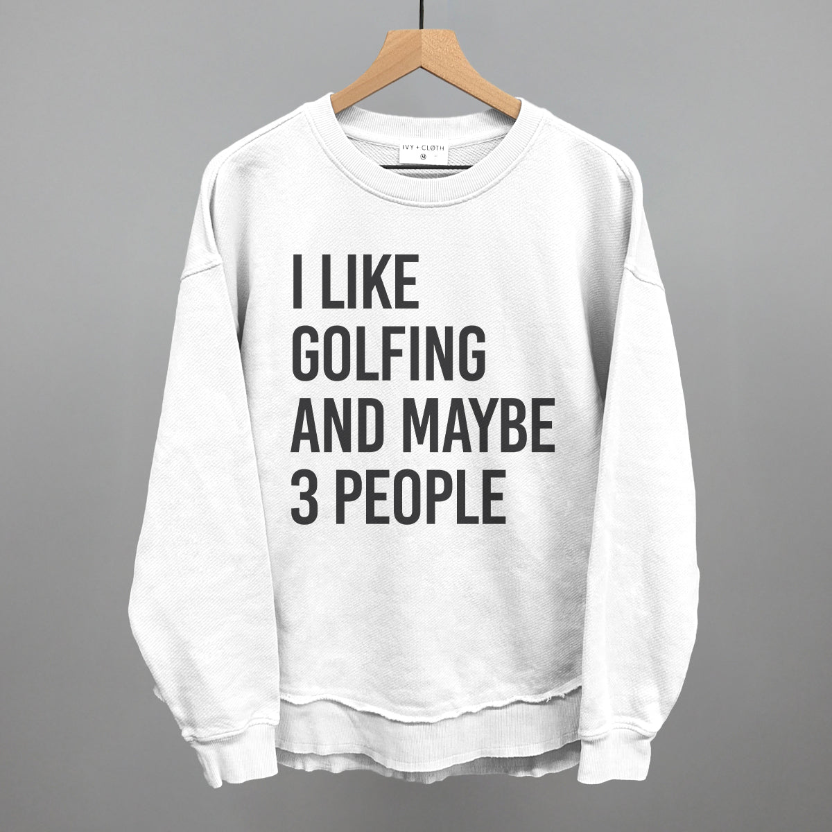 I Like Golfing and Maybe 3 People Graphic Apparel - product detail 6