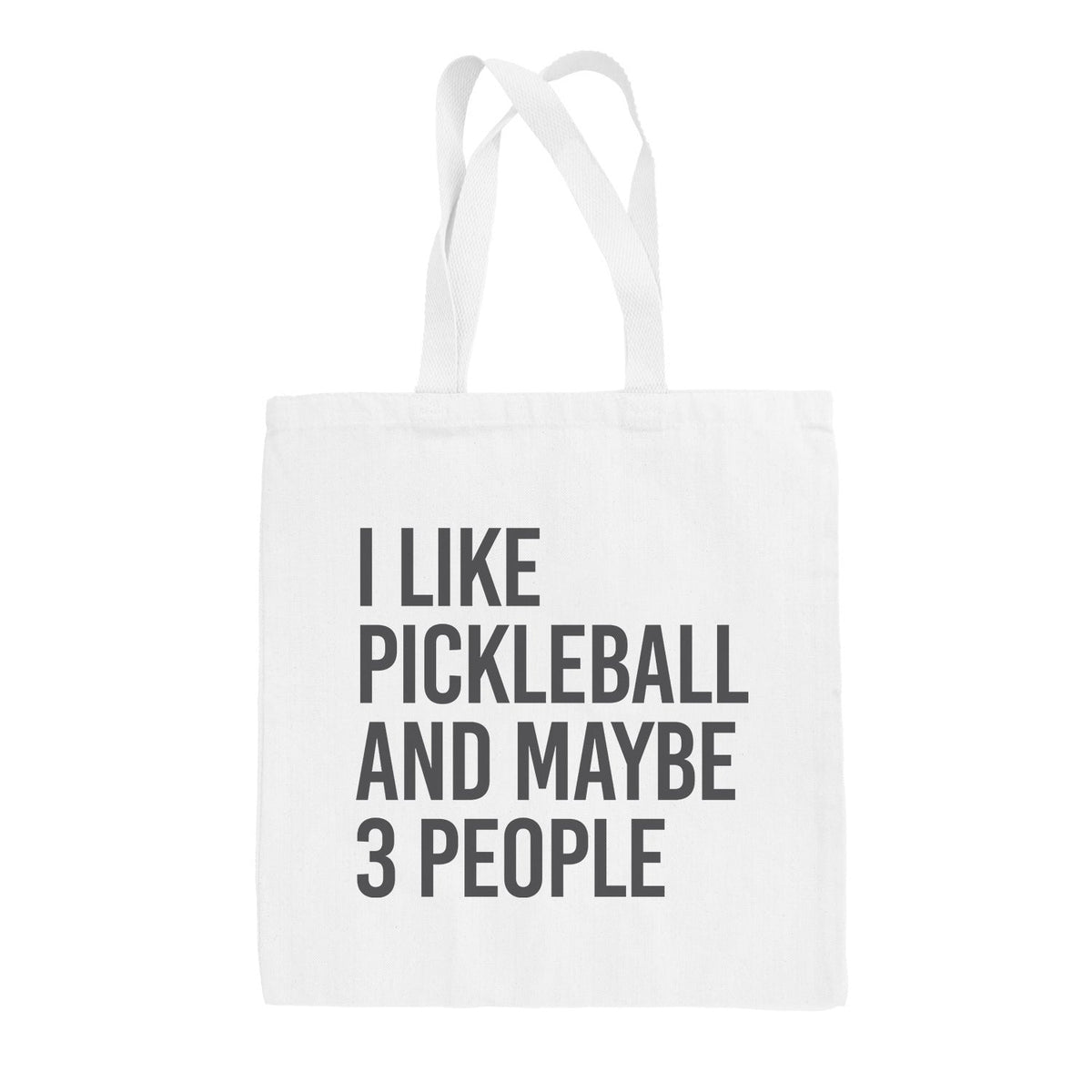 I Like Pickleball and Maybe 3 People Tote Bag - product detail 2