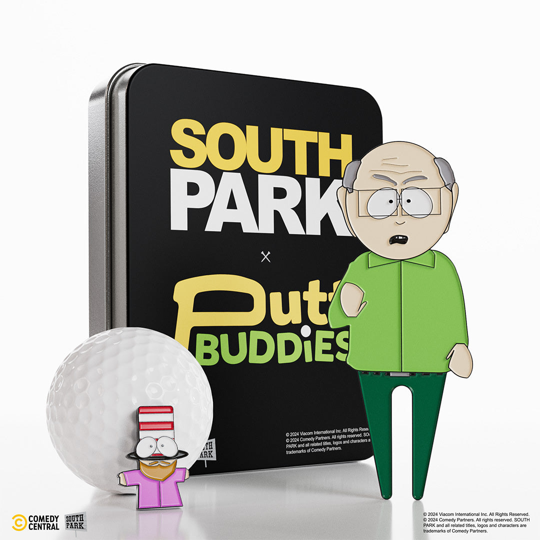 Mr. Garrison Divot Tool with Mr. Hat Ball Marker