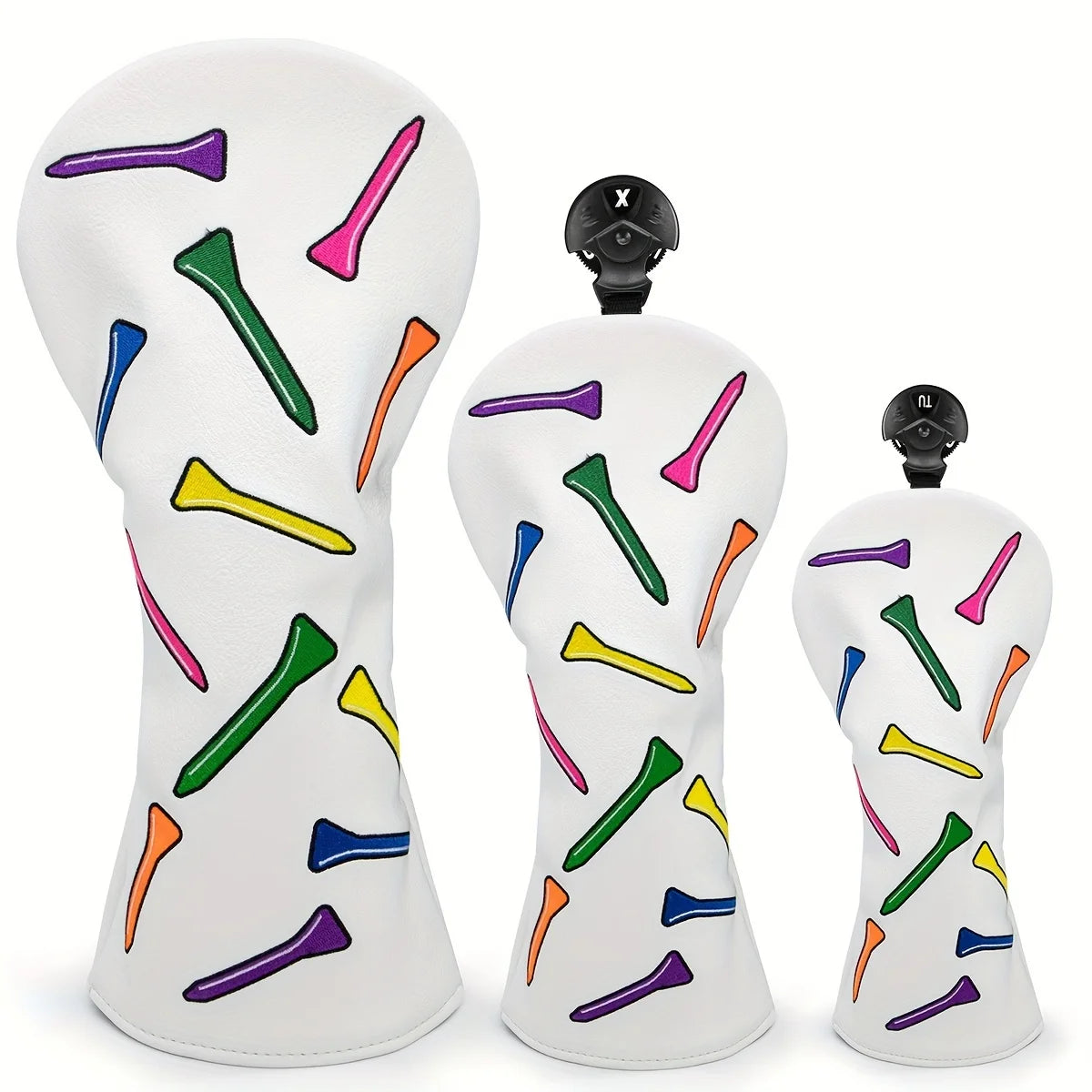 Neon Tees PU Leather Golf Head Covers