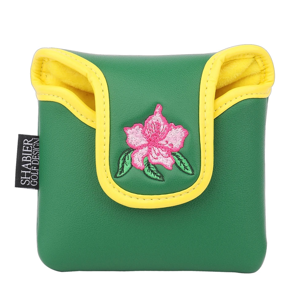 Azalea Bloom Mallet Putter Cover – Leather Edition