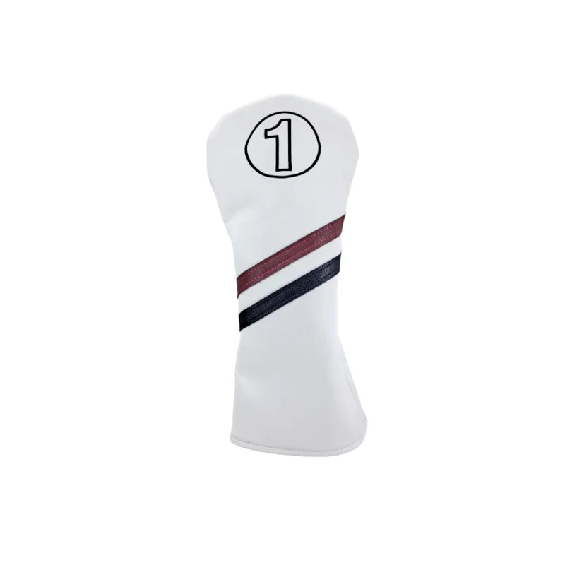 Golf Club Head Covers – Driver, Fairway, Hybrid & Putter Covers (PU Leather)