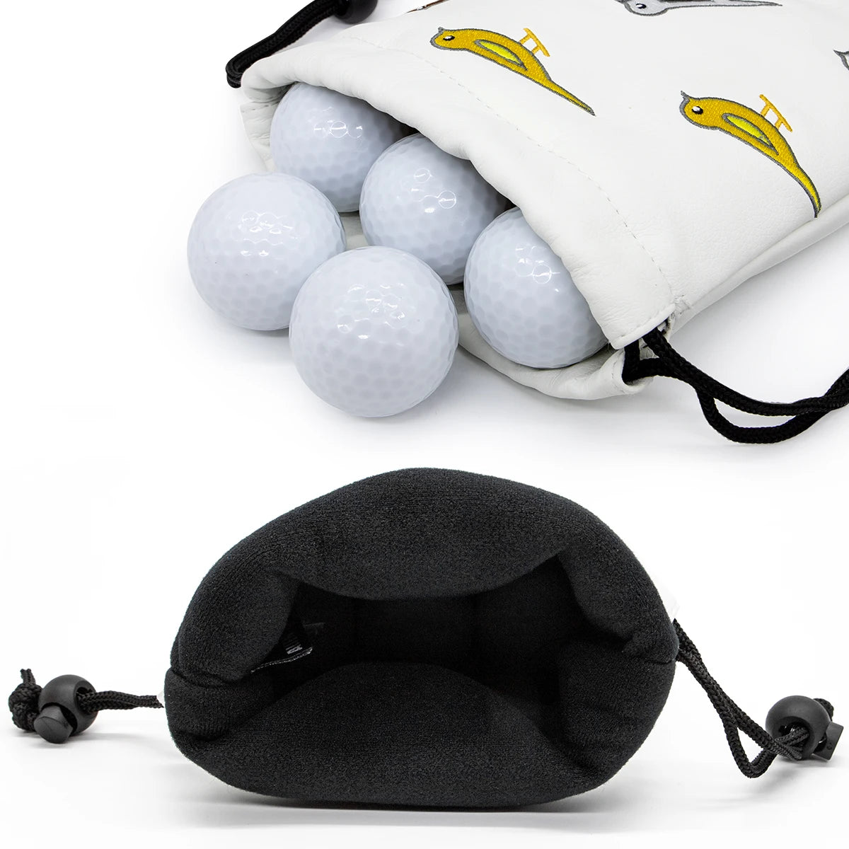 Drawstring Golf Pouch – Gilmore, Clover & Bird Series