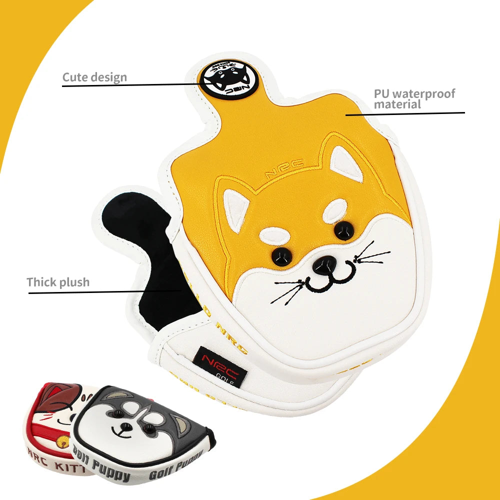 Golf Mallet Putter Covers Magnetic