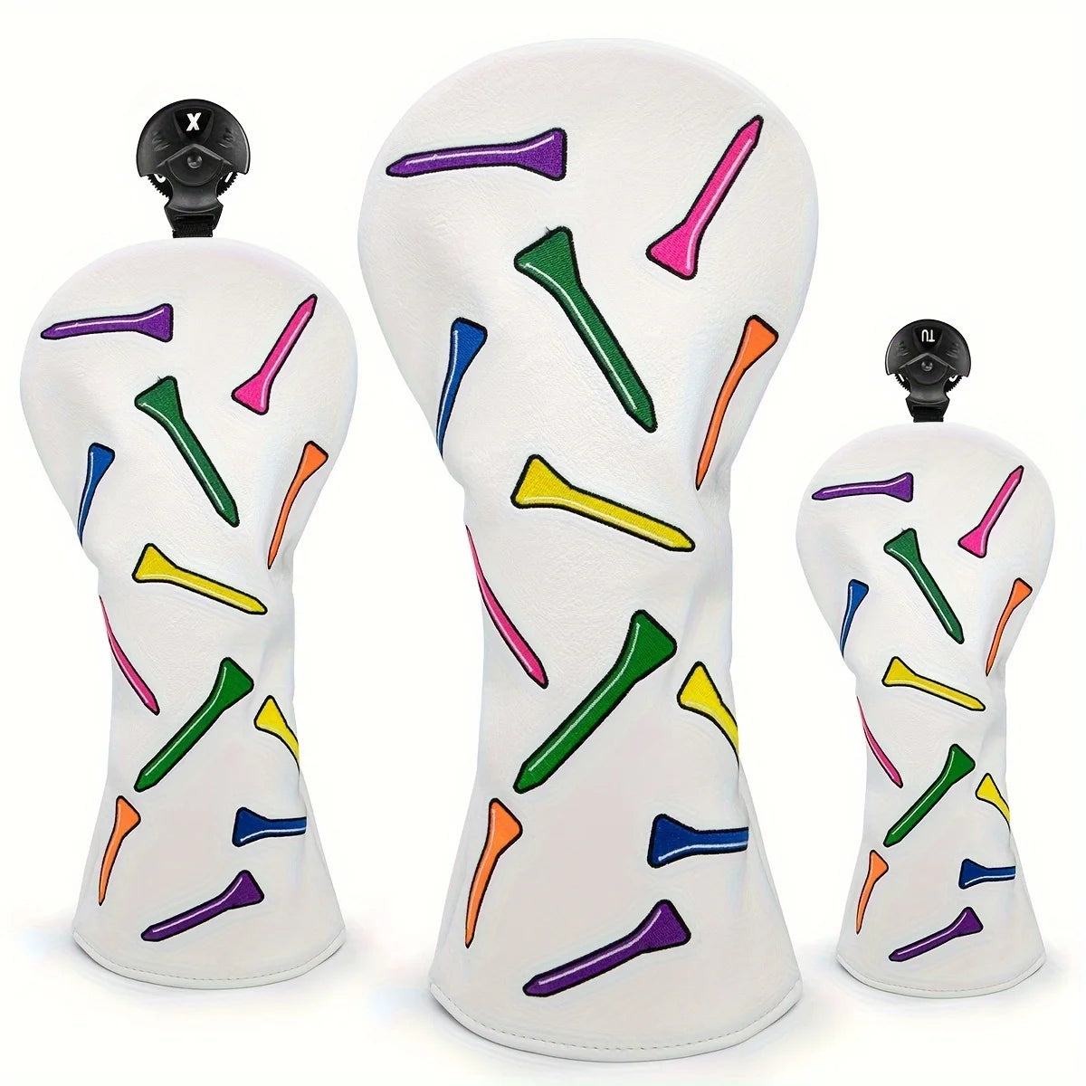 Neon Tees PU Leather Golf Head Covers