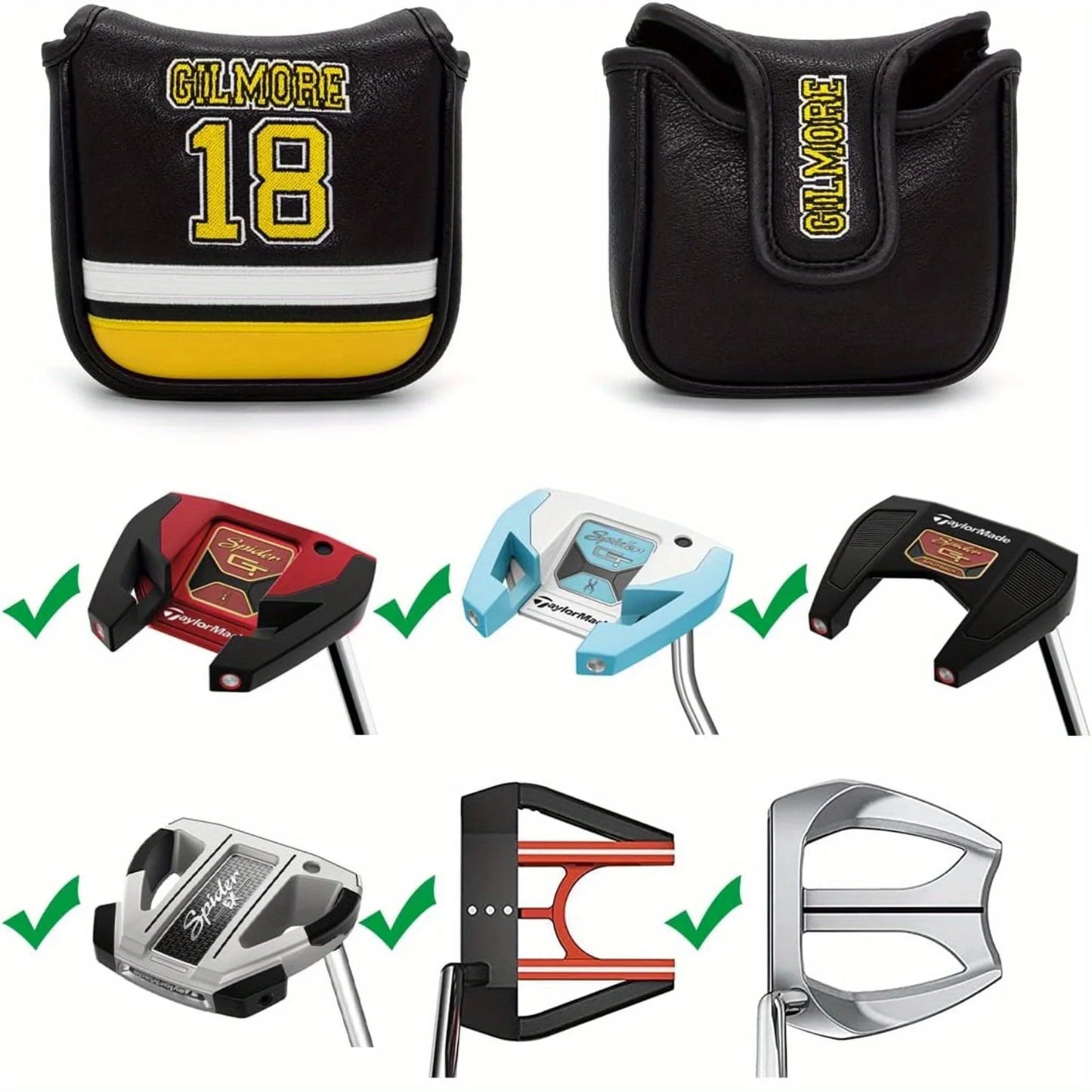 Gilmore #18 Mallet Putter Cover