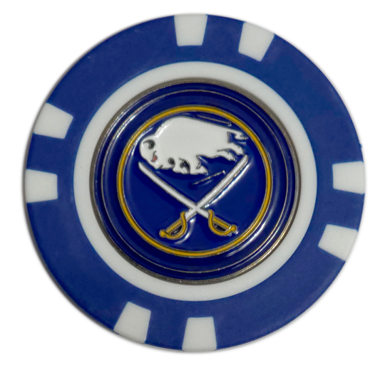 Officially Licensed Buffalo Sabres Poker Chip Ball Marker