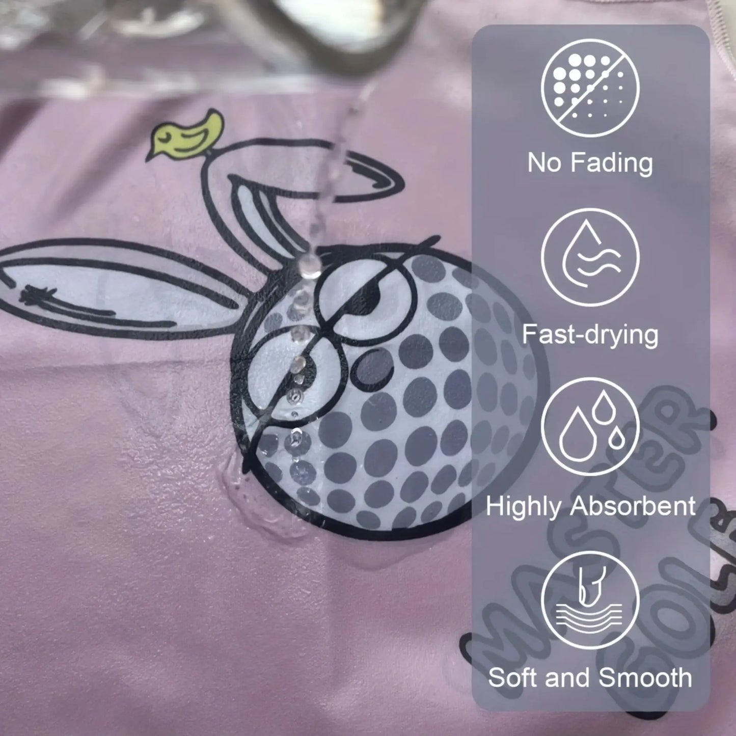 The Master Bunny™ Microfiber Golf Towel