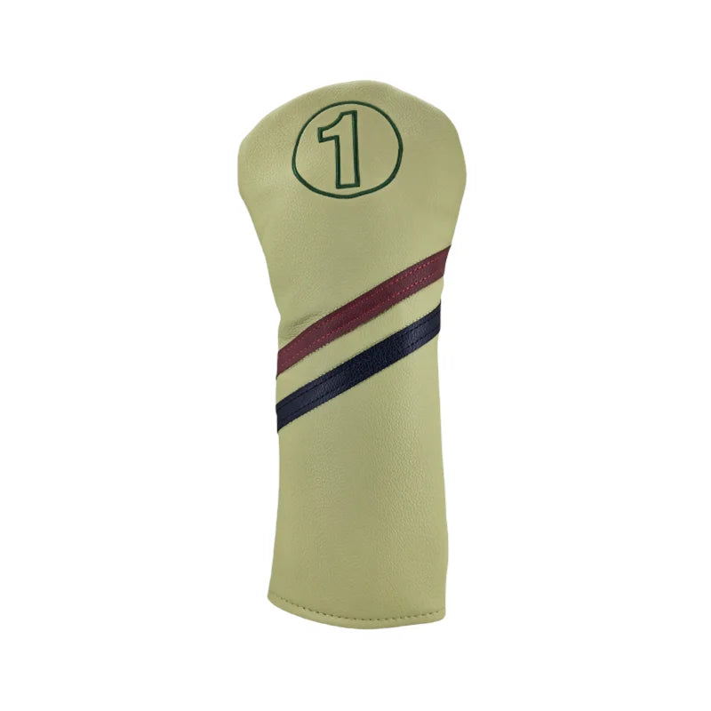 Golf Club Head Covers – Driver, Fairway, Hybrid & Putter Covers (PU Leather)