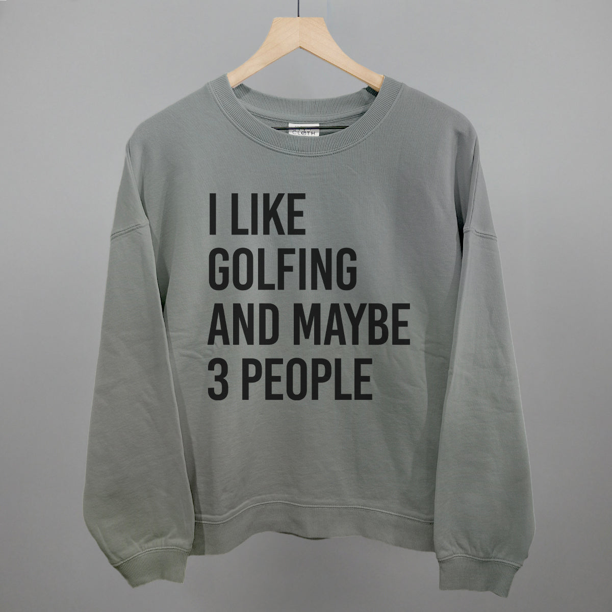I Like Golfing and Maybe 3 People Graphic Apparel - product detail 10