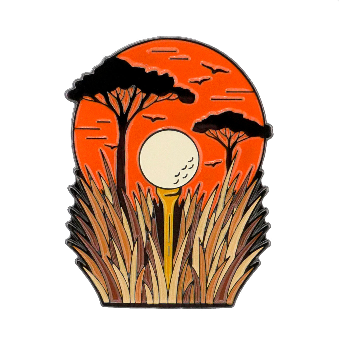 Sunset Tee Time Ball Marker