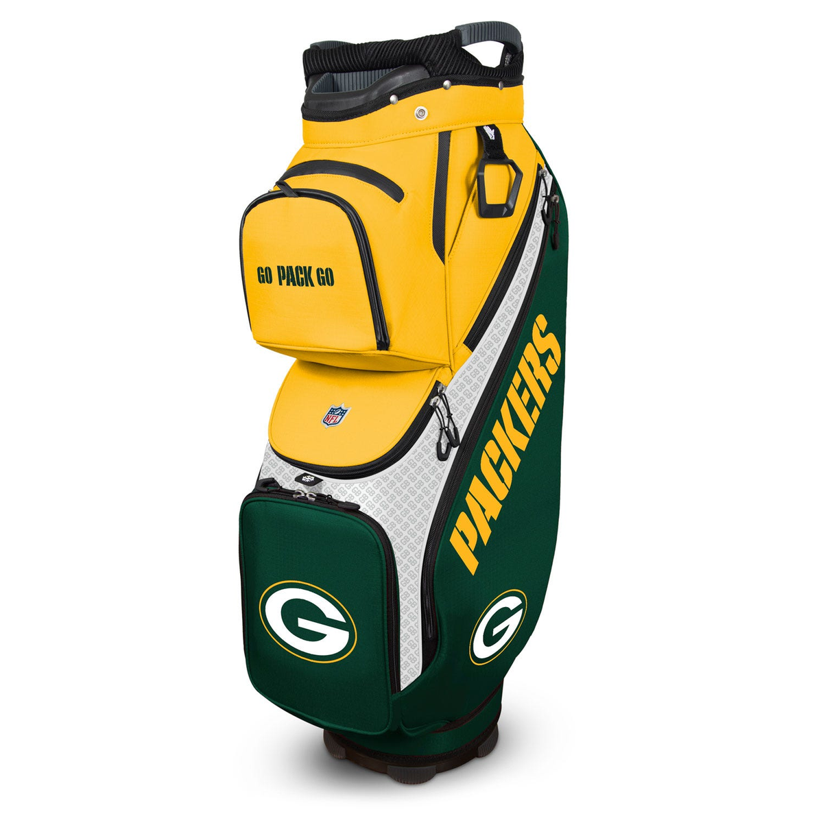 Green Bay Packers Clubhouse Cooler Cart Bag - single bag view