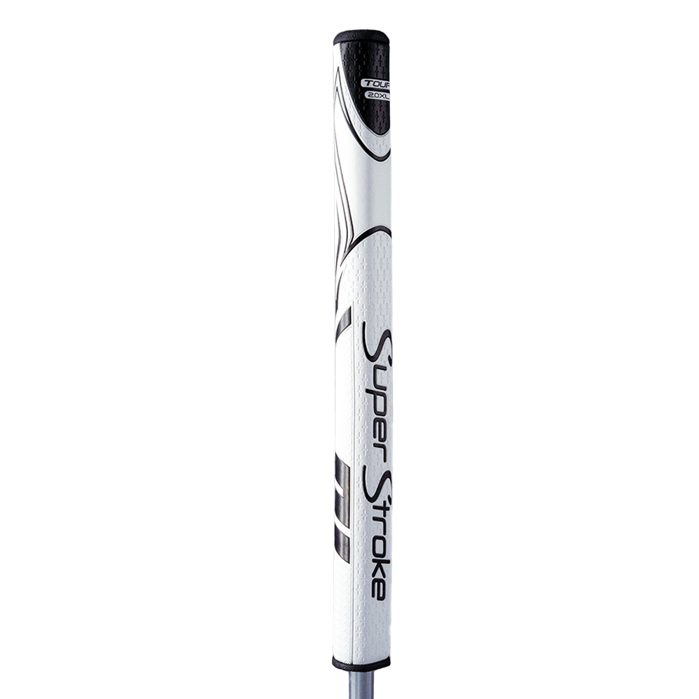 SuperStroke Zenergy XL Tour 2.0+Plus Putter Grip - White/Black