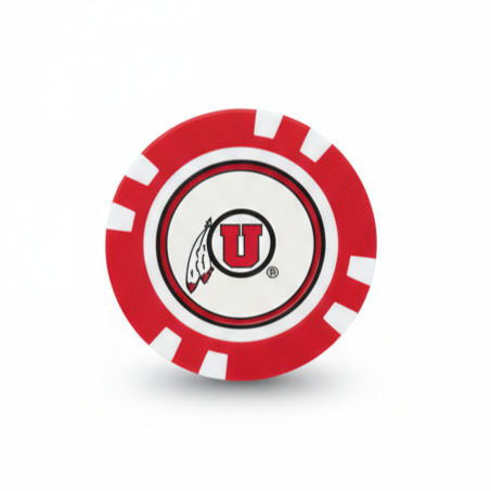 Red and white circular logo with a stylized letter 'U' on a white background