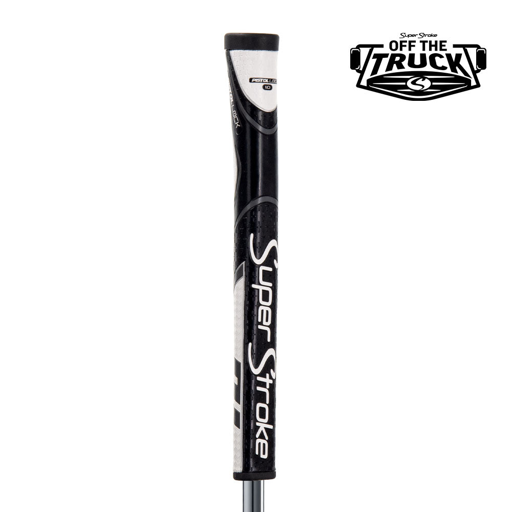 SuperStroke Zenergy Pistol Lock 1.0 Putter Grip - Black/White
