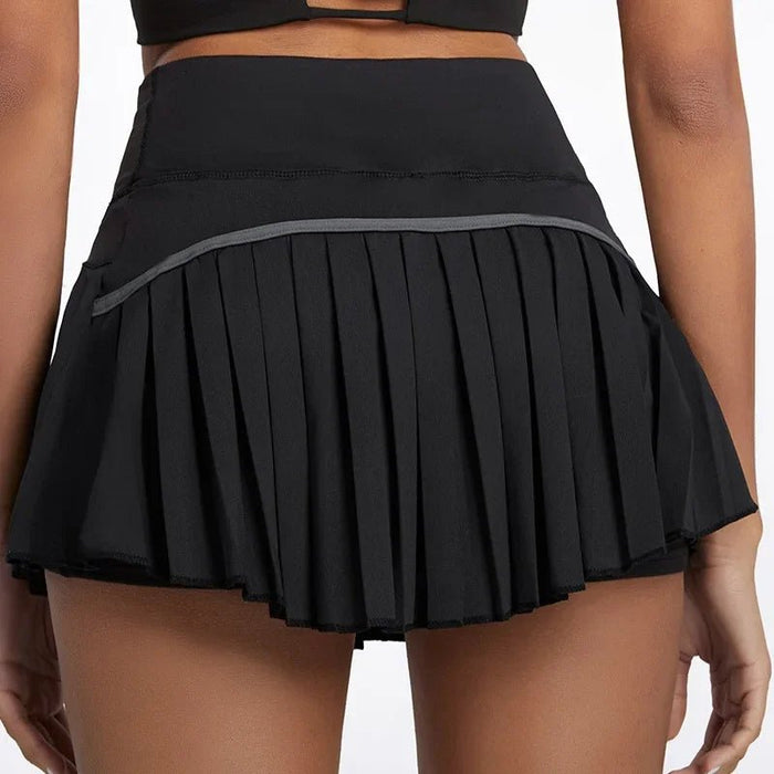 Ace It Active Skort – Play Hard, Look Good - Simple Black XS - Club Rehab
