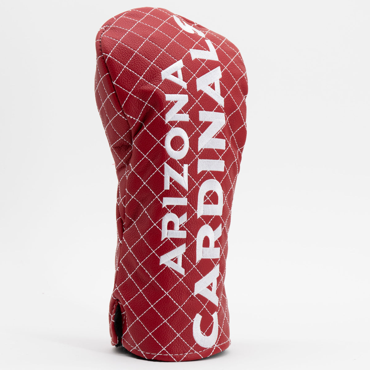 Arizona Cardinals Solid Quilted Driver Headcover, angled view