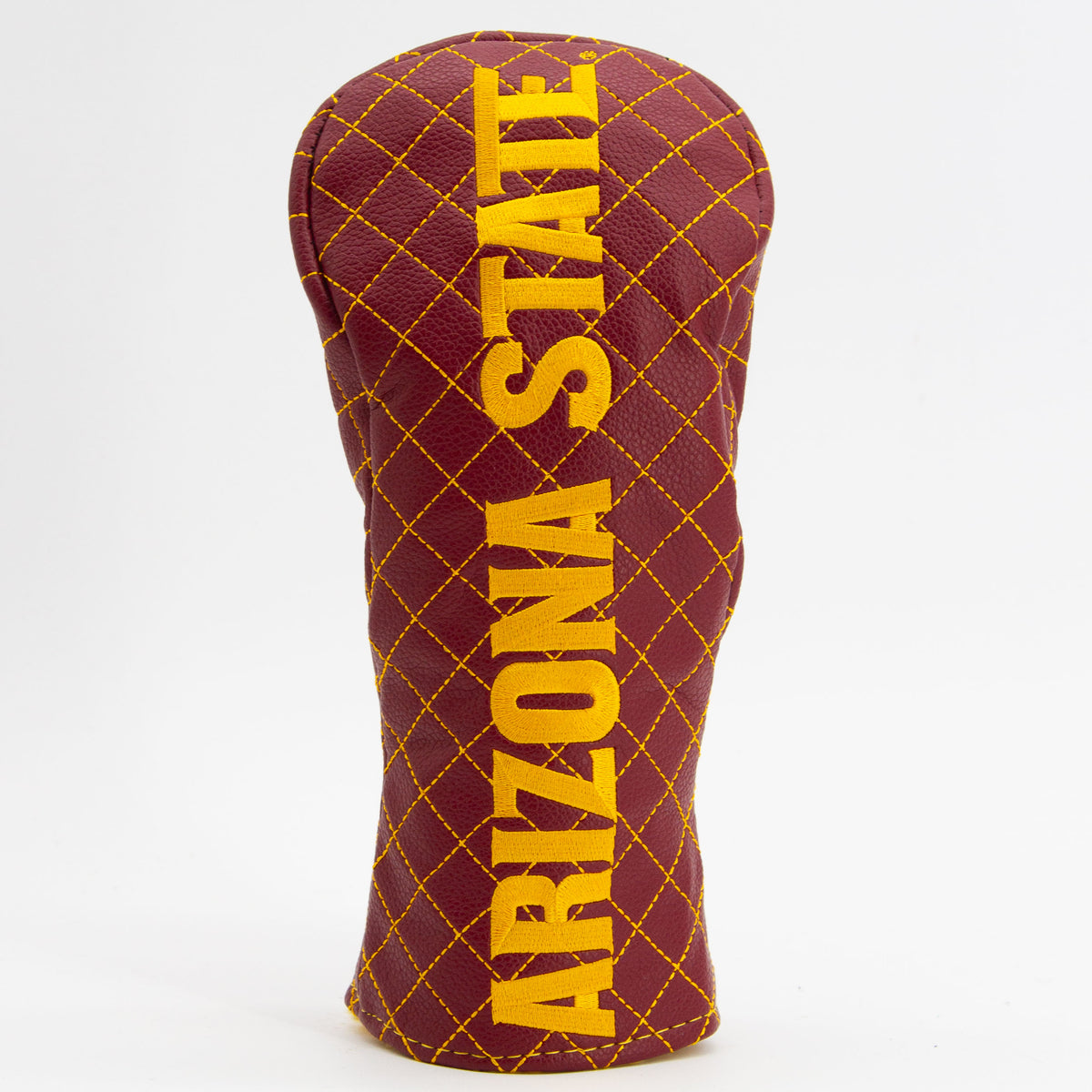 Arizona State Sun Devils Solid Quilted Fairway Headcover, front view