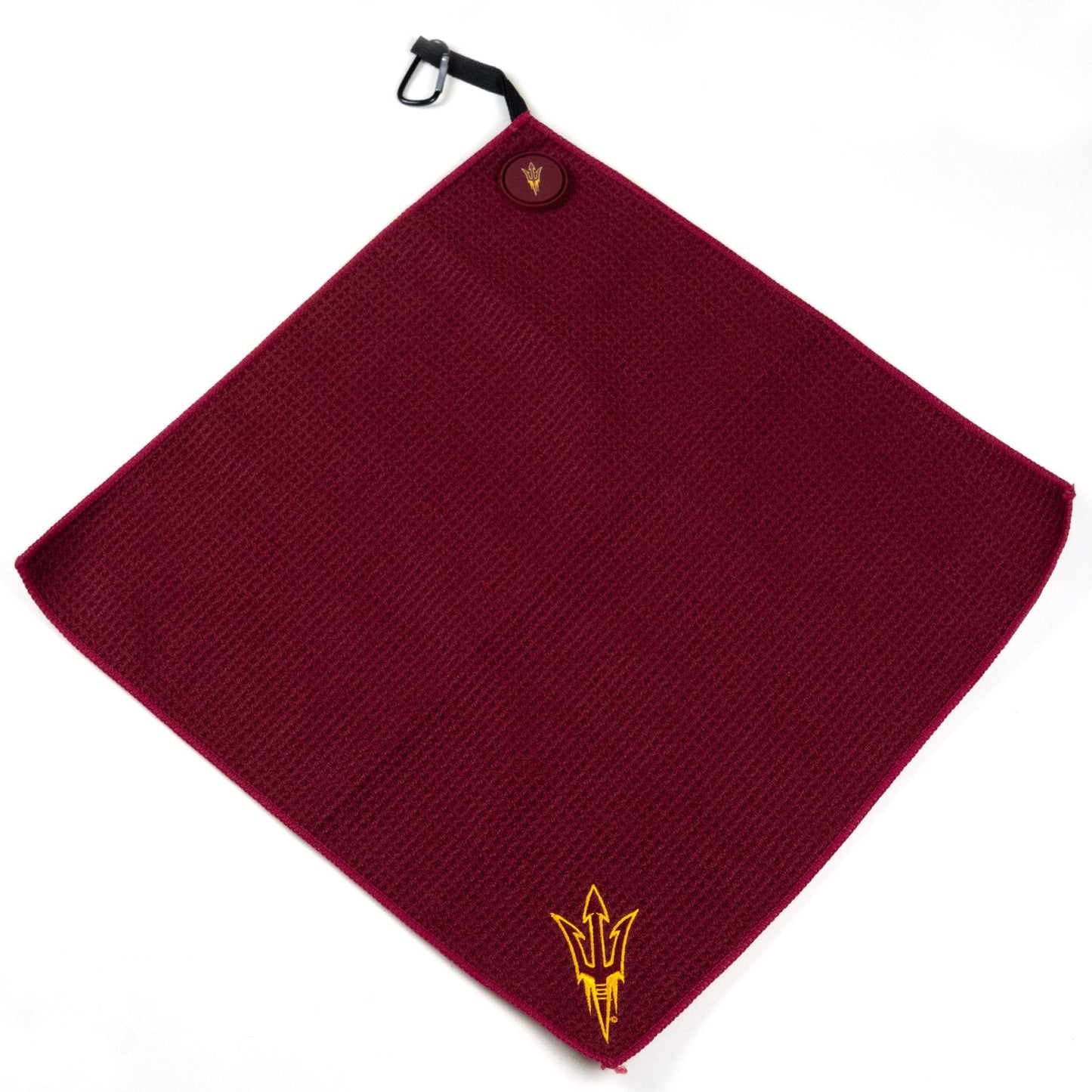 Arizona State Sun Devils NCAA Magnetic Embroidered Golf Towel – 15" x 15" - Club Rehab