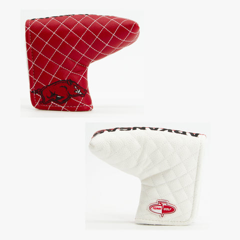 Arkansas Razorbacks Split Quilted Blade Putter Cover