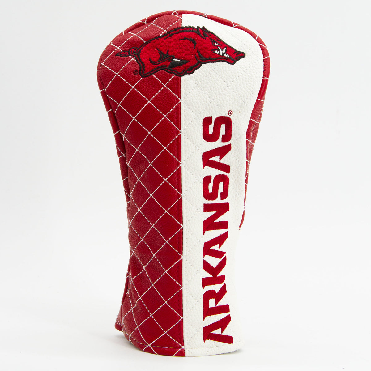 Arkansas Razorbacks Split Quilted Fairway Headcover, front view