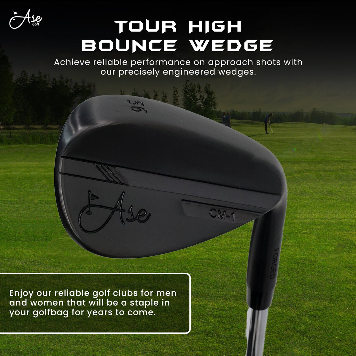 Ase BLACKOUT 3 - Piece Wedge Set (52,56,60) - Right Stiff - Club Rehab