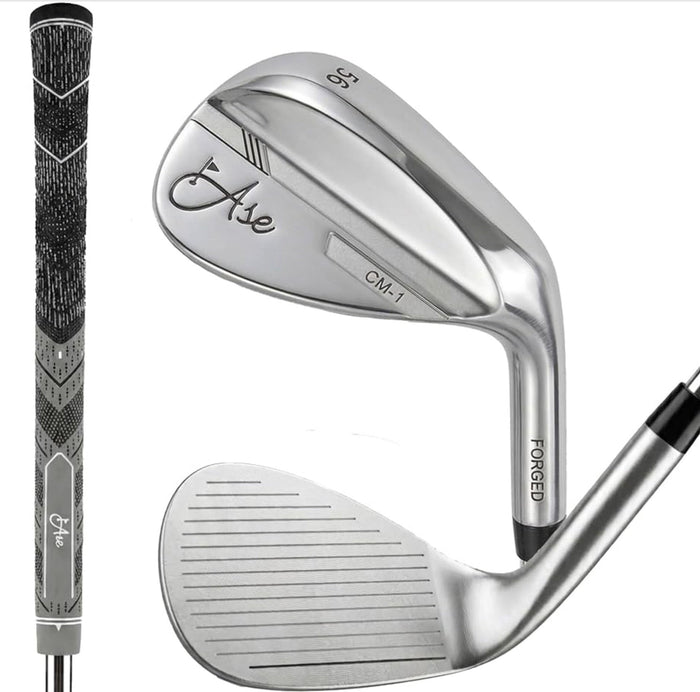 Ase Golf CM-1 Single Wedge (50,52,54,56,58,60) - Right Silver - Club Rehab