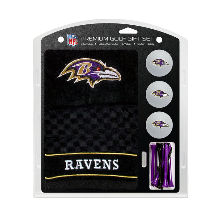 Baltimore Ravens Embroidered Towel Golf Gift Set