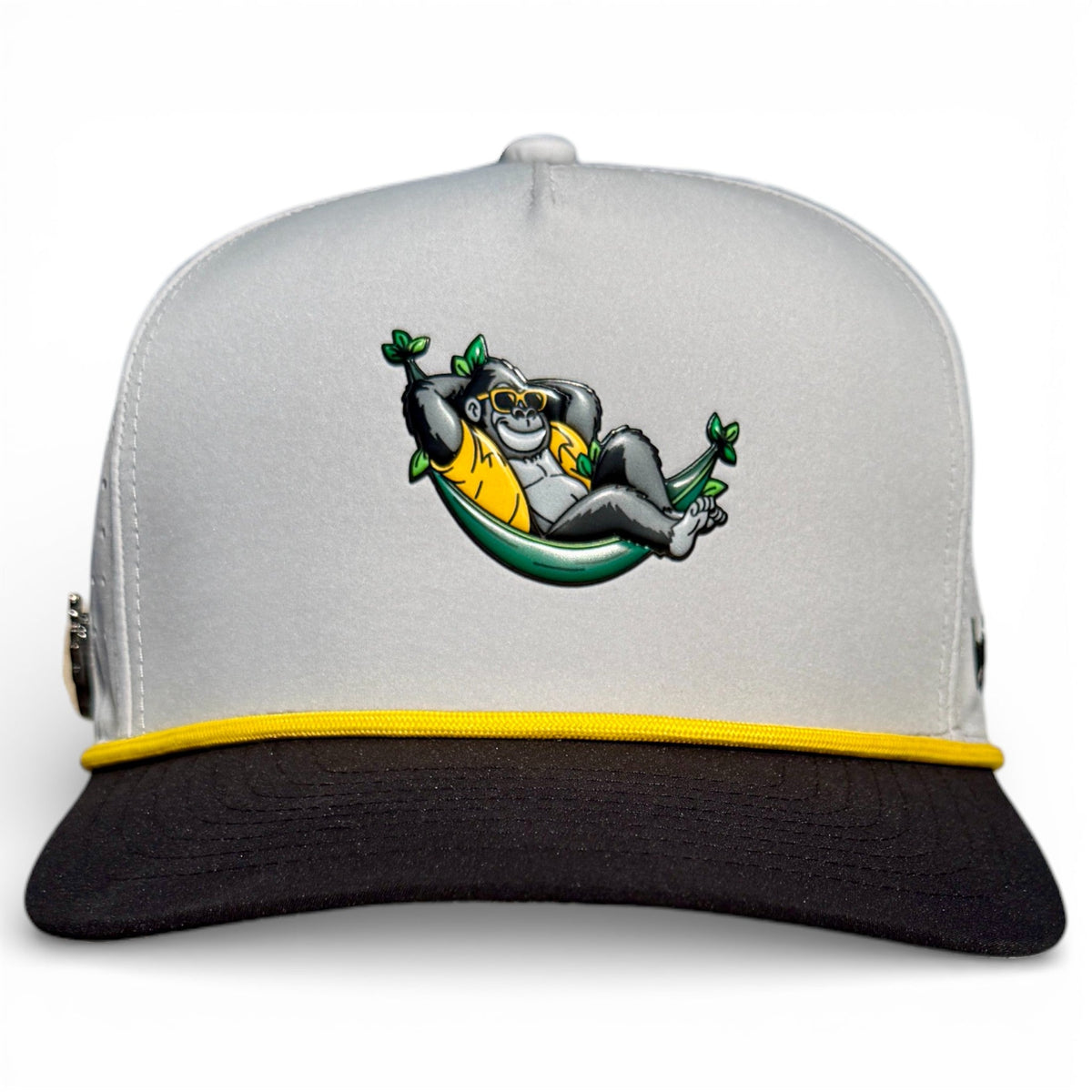 Banana Hammock Golf Hat | Snapback Cap | Built-in Magnetic Ball Marker Holder + Marker Included | Adjustable | One Size - Club Rehab