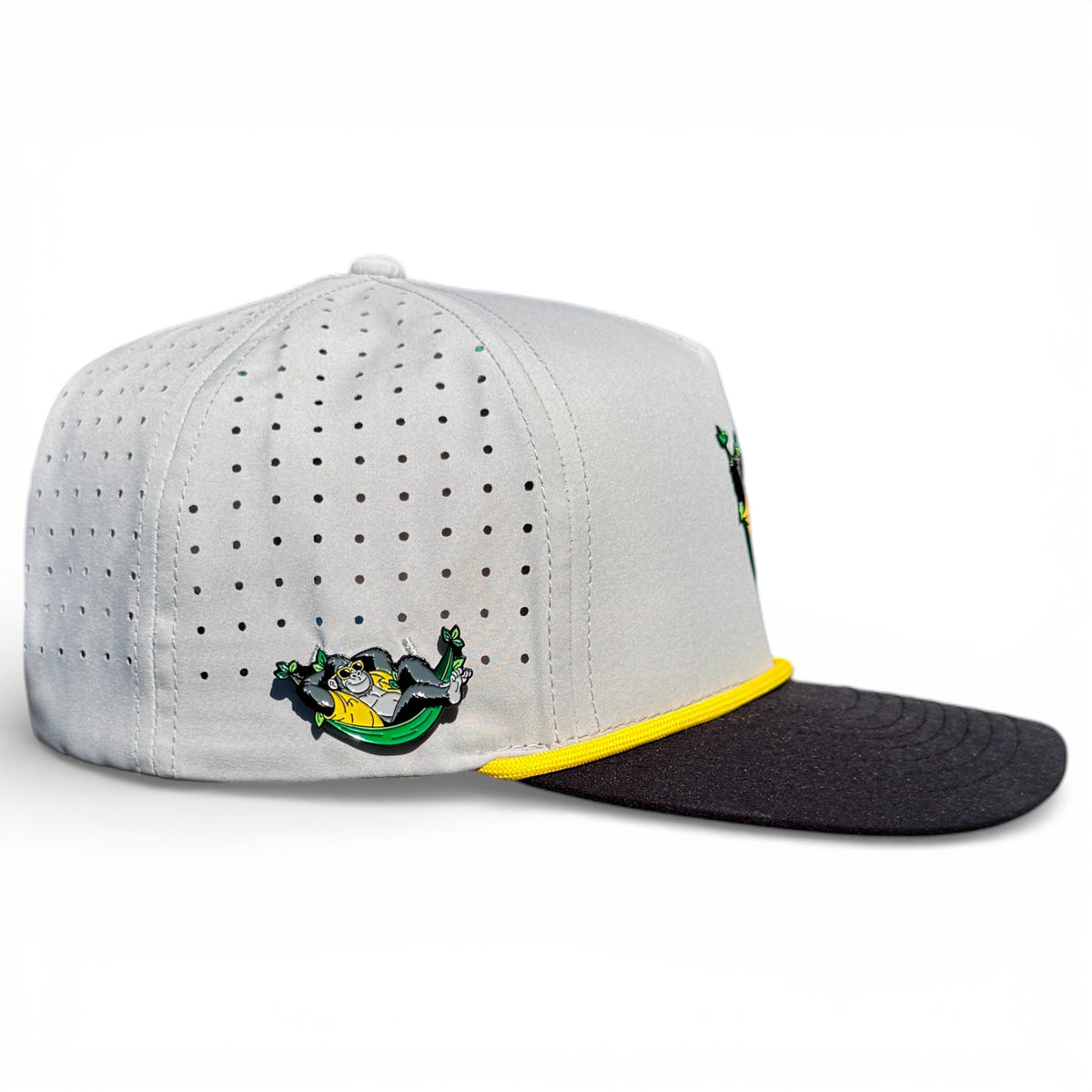 Banana Hammock Golf Hat | Snapback Cap | Built-in Magnetic Ball Marker Holder + Marker Included | Adjustable | One Size - Club Rehab