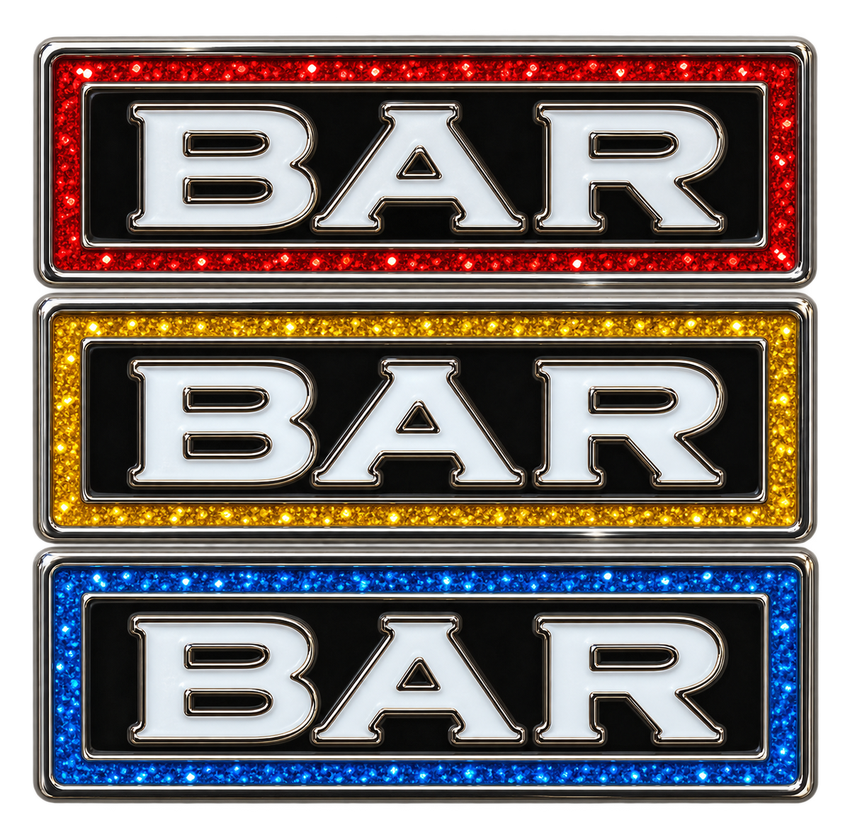BAR BAR BAR Glitter Ball Marker & Hat Clip