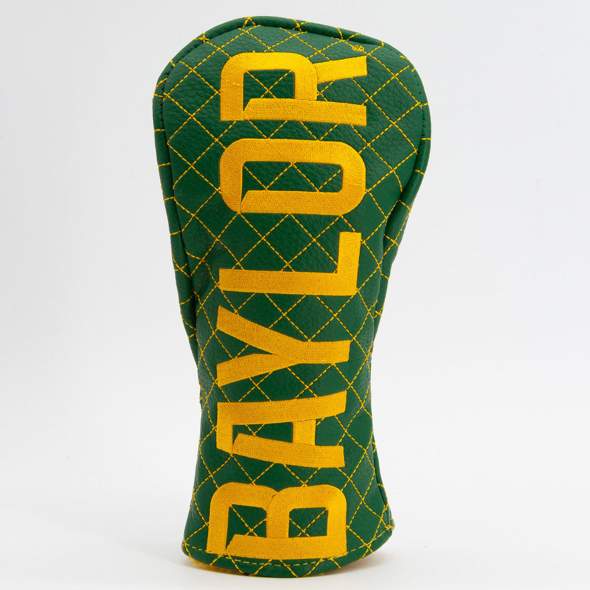 Baylor Bears Solid Quilted Fairway Headcover, front view
