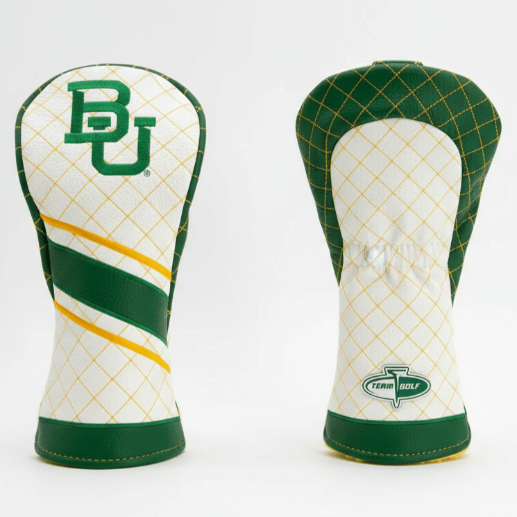 Baylor Bears stripe quilted driver golf headcover