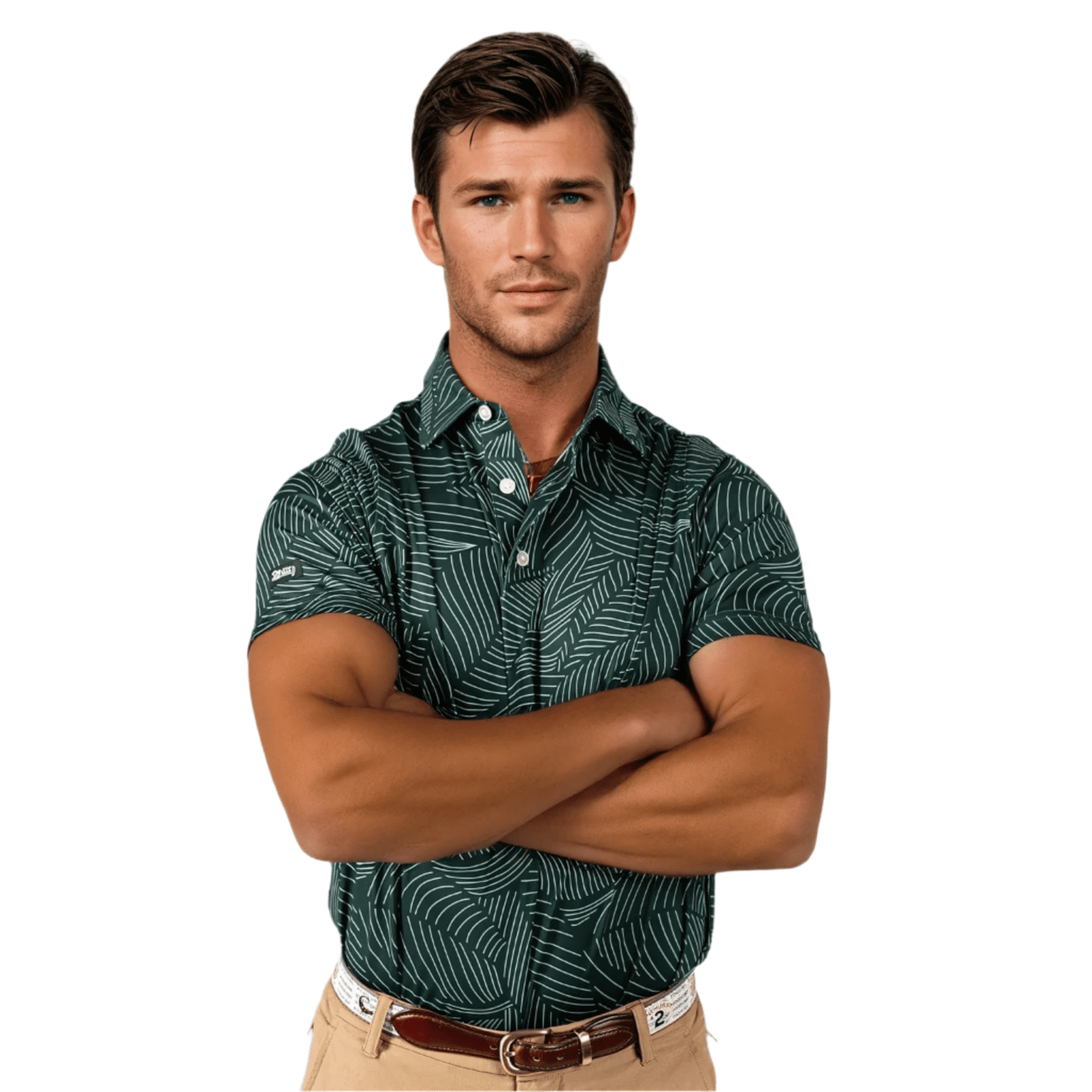 Bermuda Leaf Men's Polo - S - Club Rehab