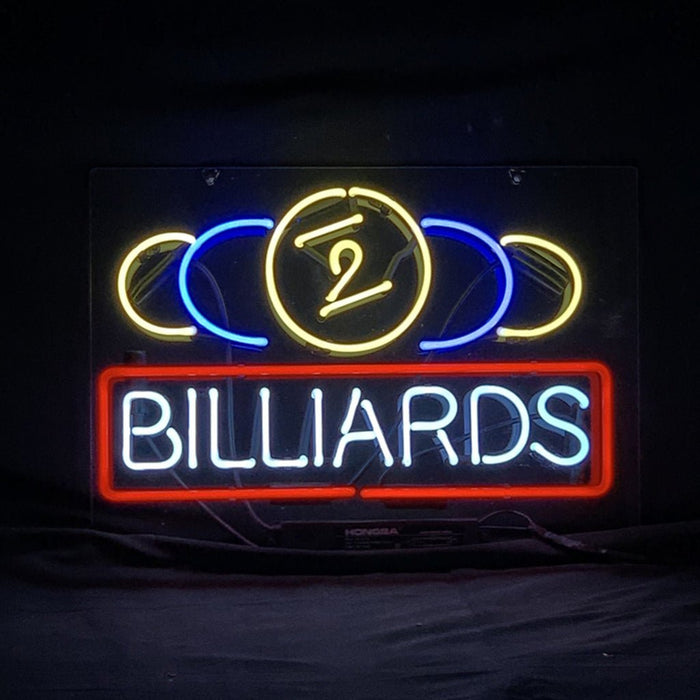 Billiards Game Neon Sign Light - Club Rehab