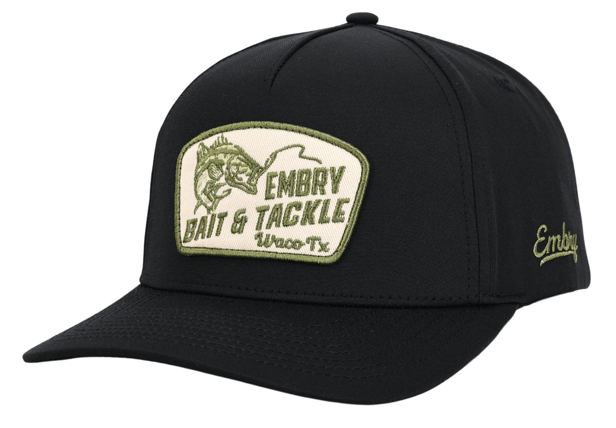 Black - Bait & Tackle - Club Rehab - Trucker HatBlack - Bait & Tackle