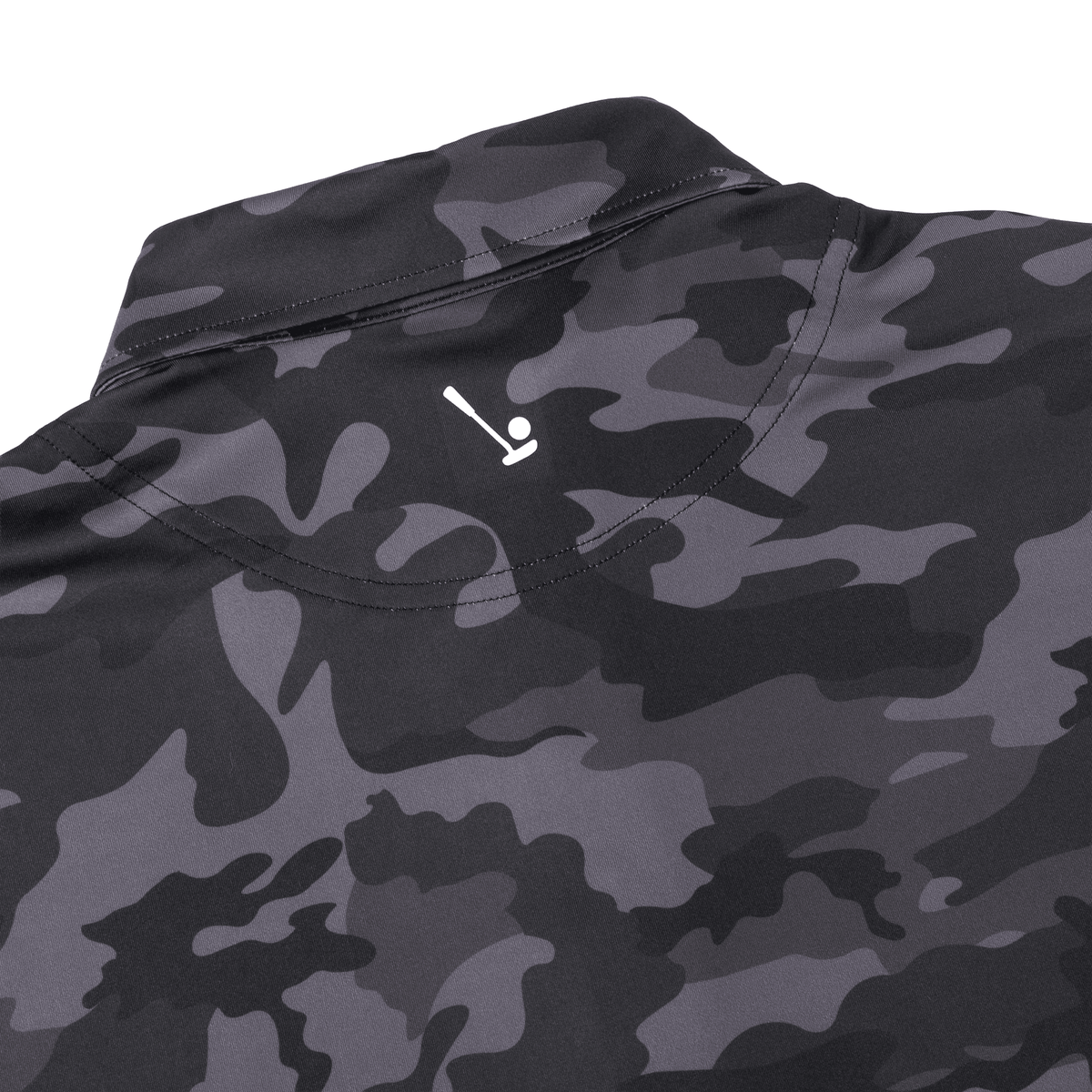 Black Camo Men's Polo - S - Club Rehab