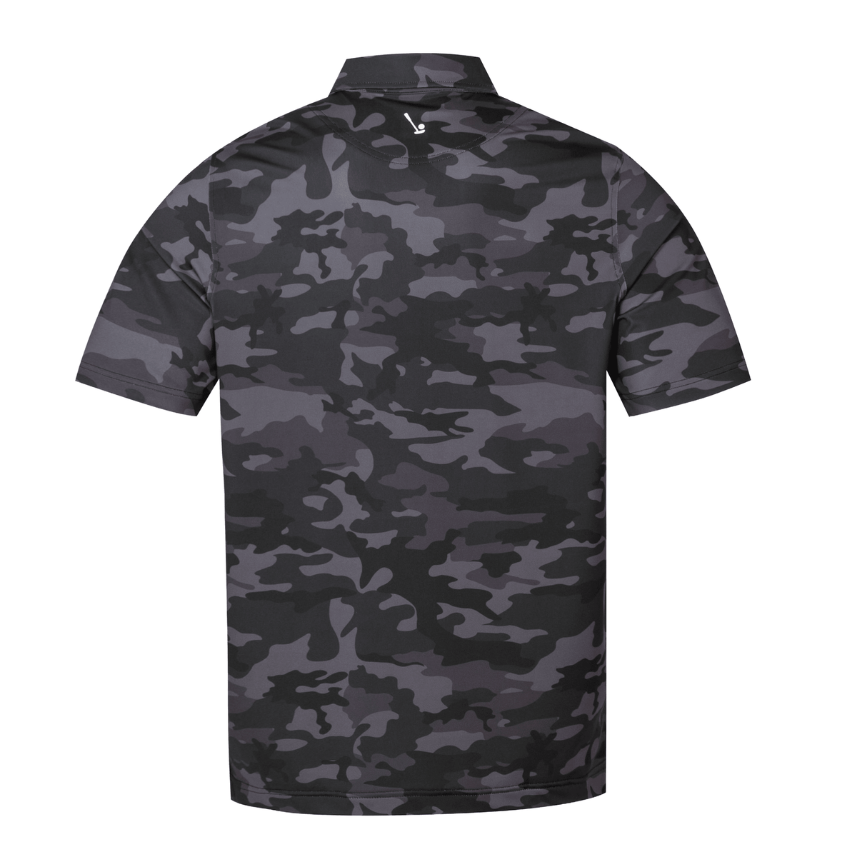Black Camo Men's Polo - S - Club Rehab