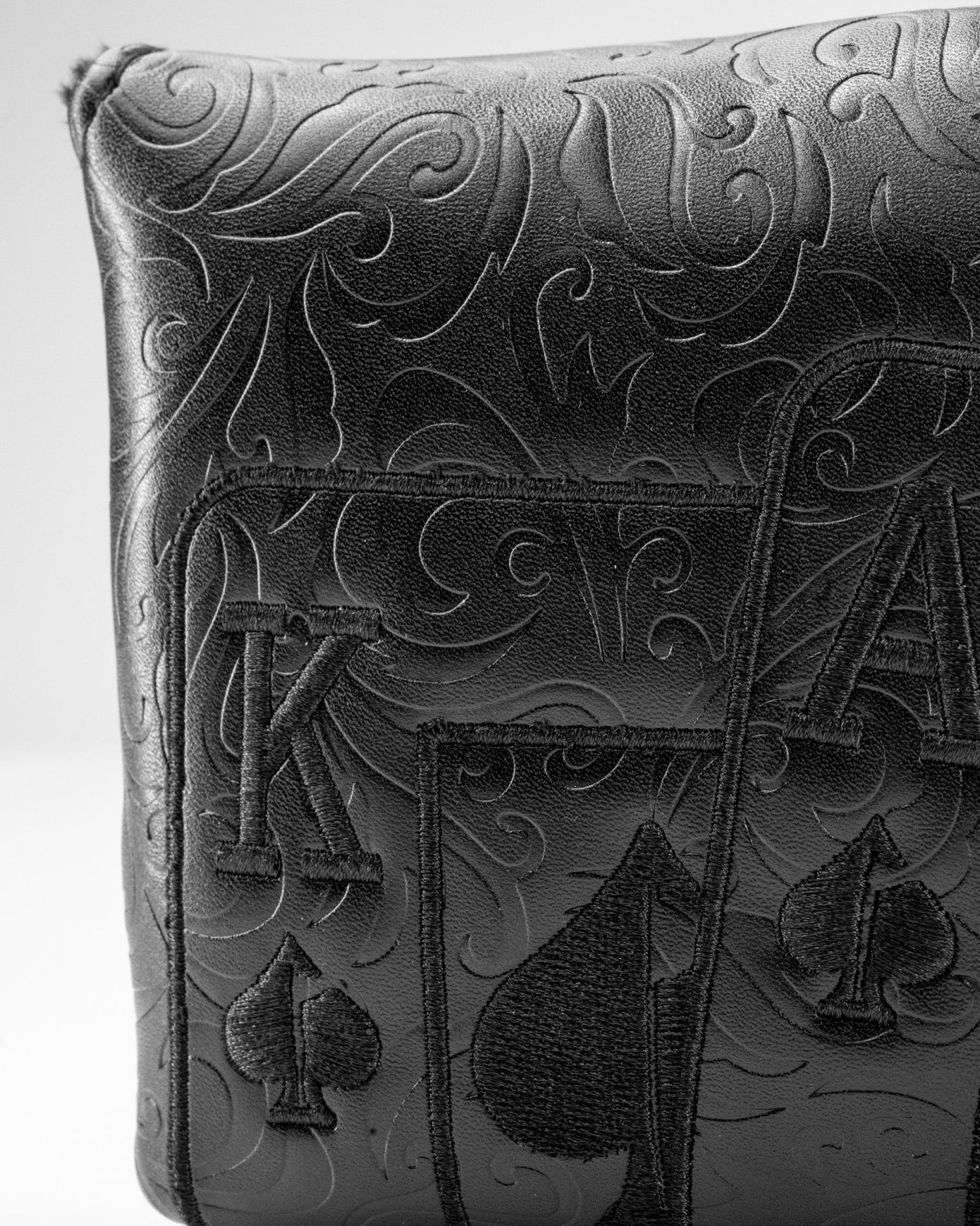Blackout Ace of Spades - Center Shaft Mallet Putter Cover - Club Rehab