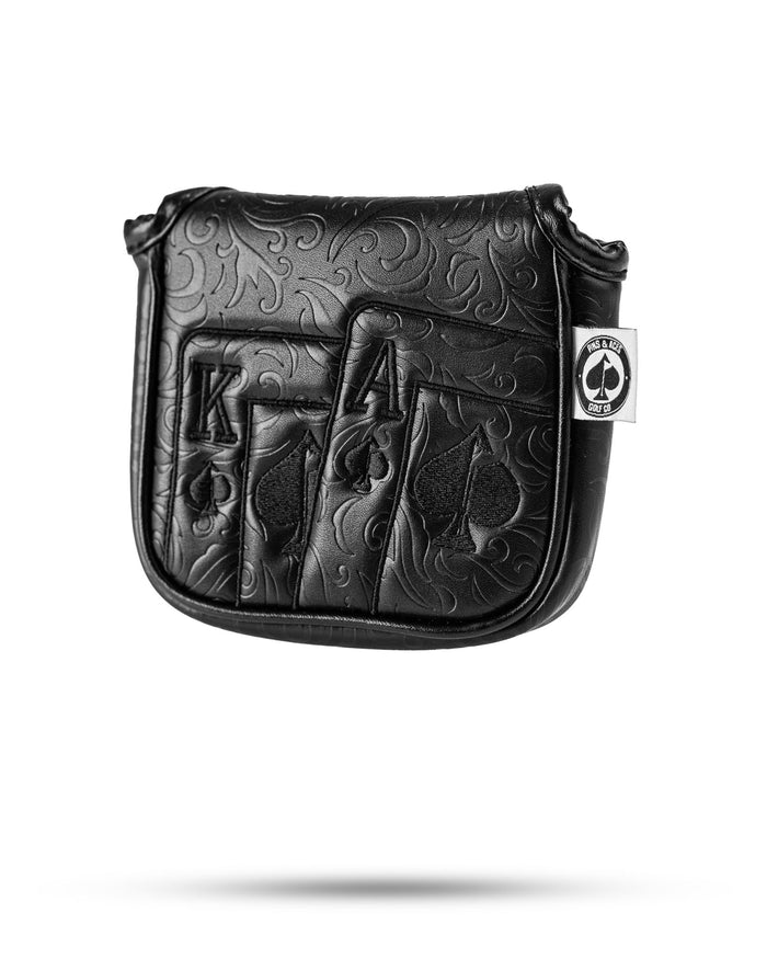 Blackout Ace of Spades - Mallet Putter Cover - Club Rehab