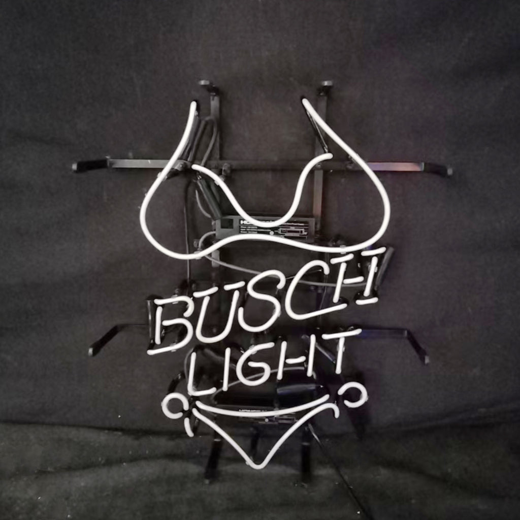 Blue Bikini Sets Busch Light Neon Light Sign - Club Rehab