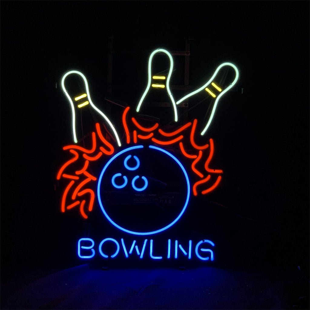 Bowling Balls Neon Signs - Club Rehab
