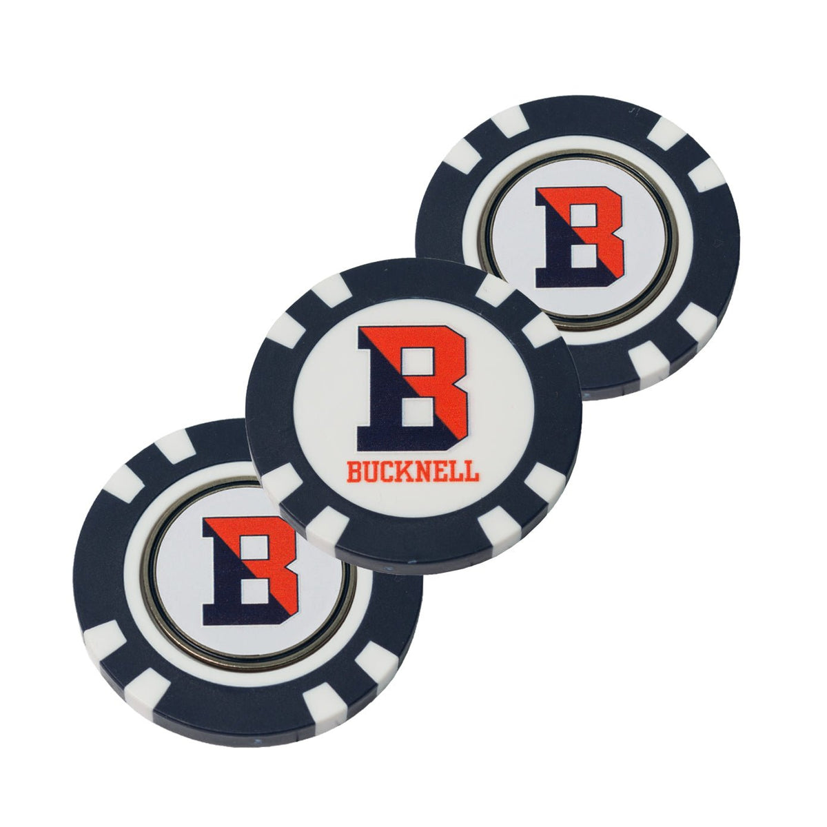 Bucknell Bison Poker Chip Ball Marker