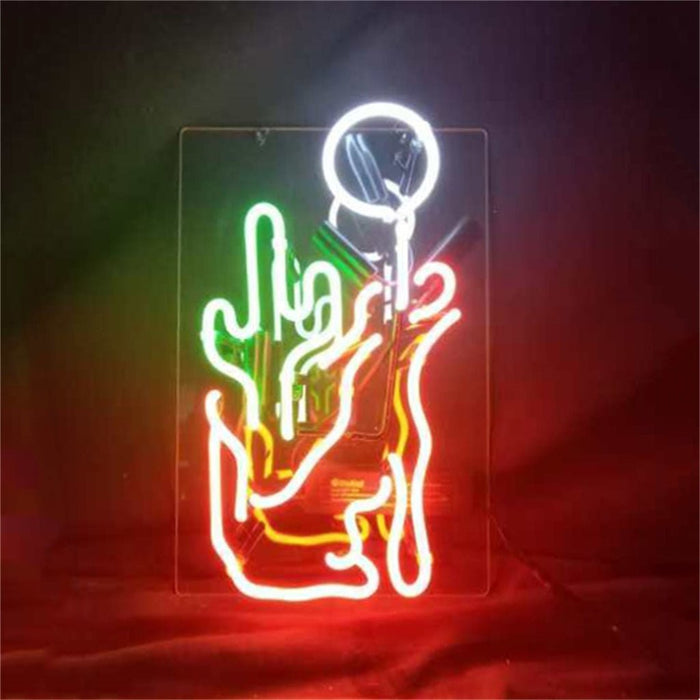Cactus Wolf Moon Neon Signs - Club Rehab