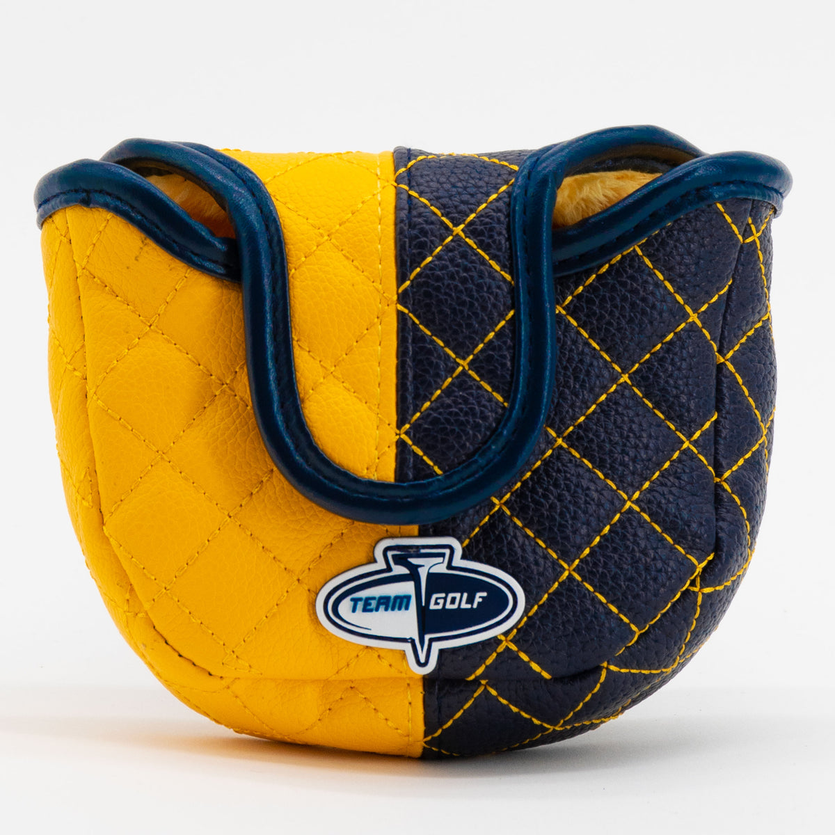 Cal Berkeley Golden Bears Split Quilted Mallet Putter Cover, back view