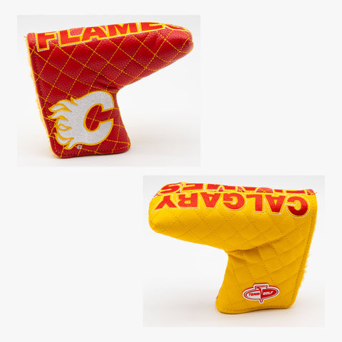 Calgary Flames Split Quilted Blade Putter Cover