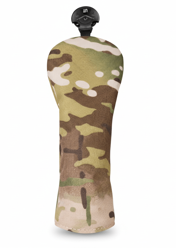 Canvas Camo Headcover - Multi Camo Green Hybrid - Club Rehab