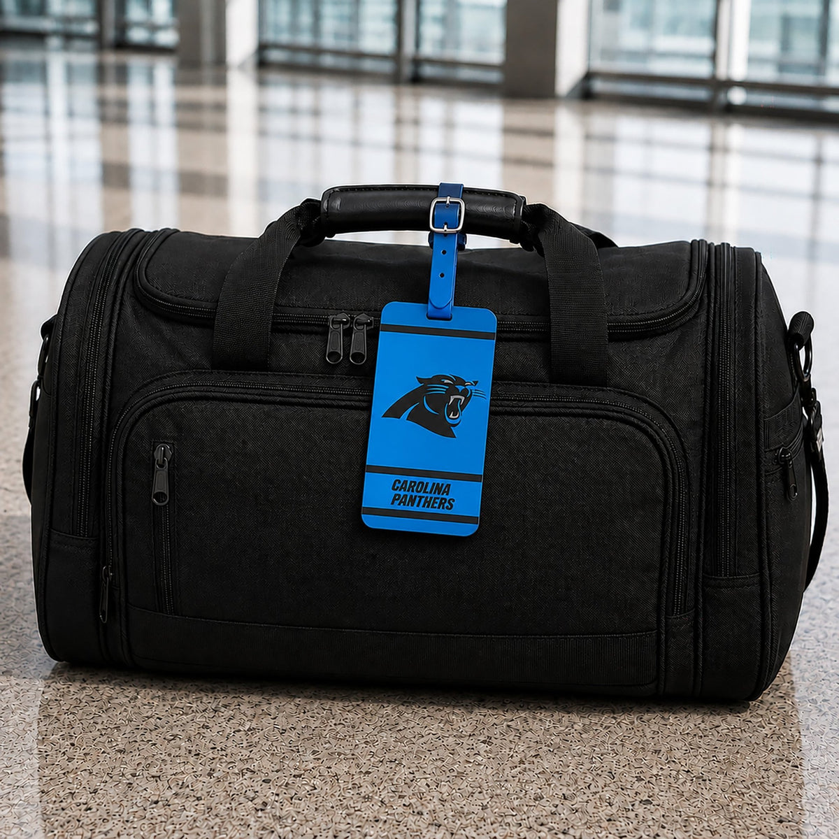 Carolina Panthers plastic golf bag tag by Team Golf, product photo 5